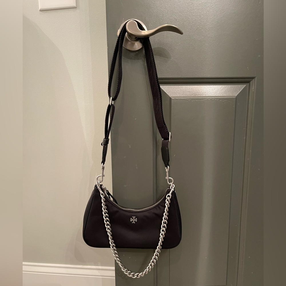 Tory Burch Mercer Nylon Small Shoulder Bag